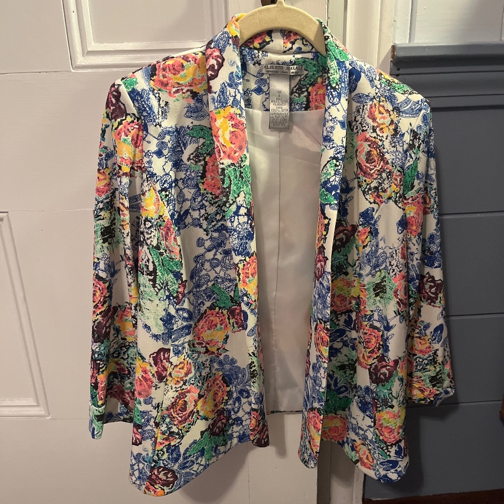 Alberto Malaki Colorful Blazer
